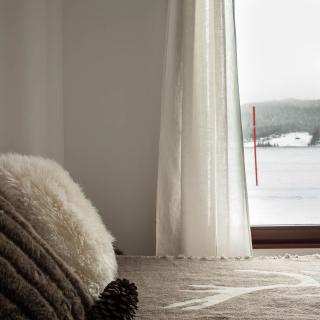 View from first bedroom onto the lake